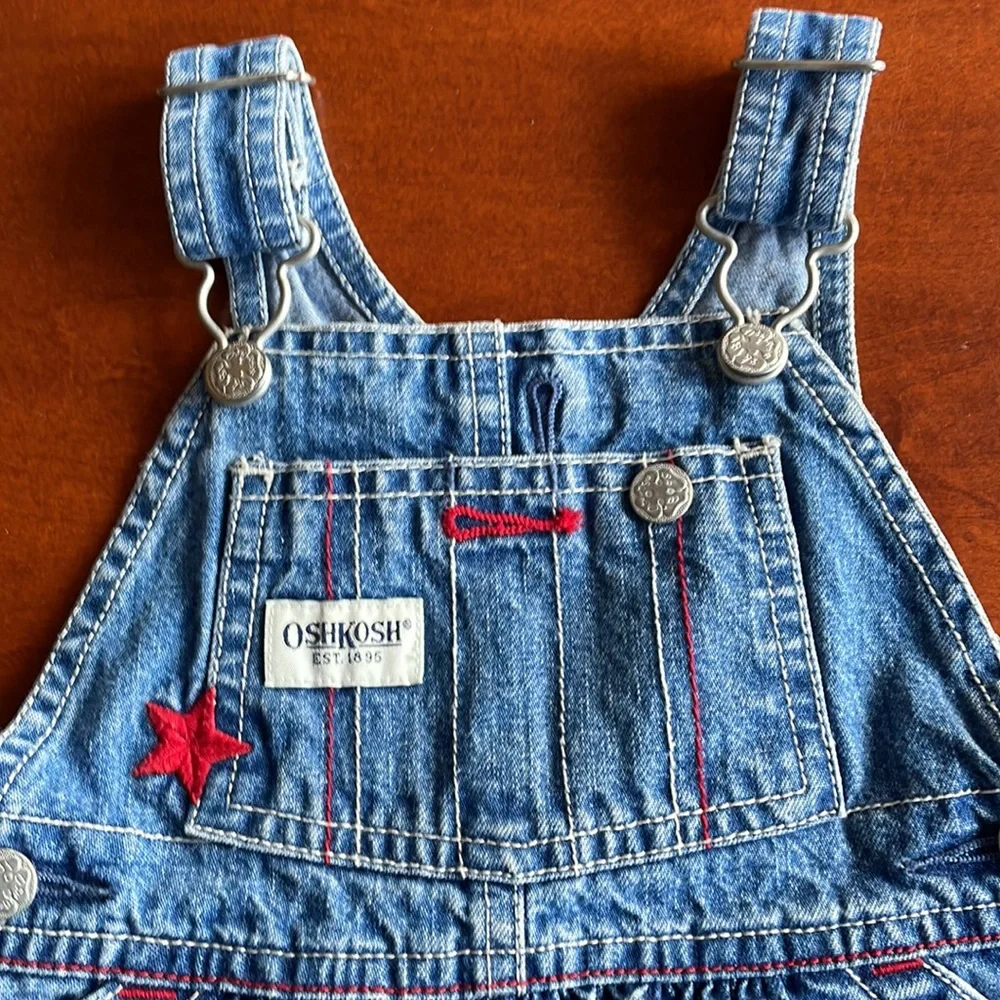 Osh-kosh dress 24 months star bib overall